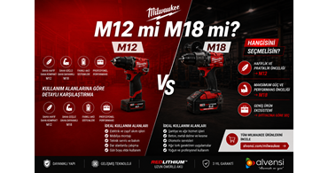 Milwaukee M12 mi M18 mi? Kullanım Alanlarına Göre Karşılaştırma