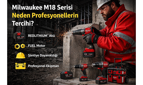 Milwaukee M18 Neden Tercih Ediliyor?
