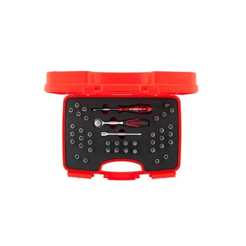 İzeltaş 1/4'' Bits Uçlu Lokma Takımı 42 Parça 1107001042