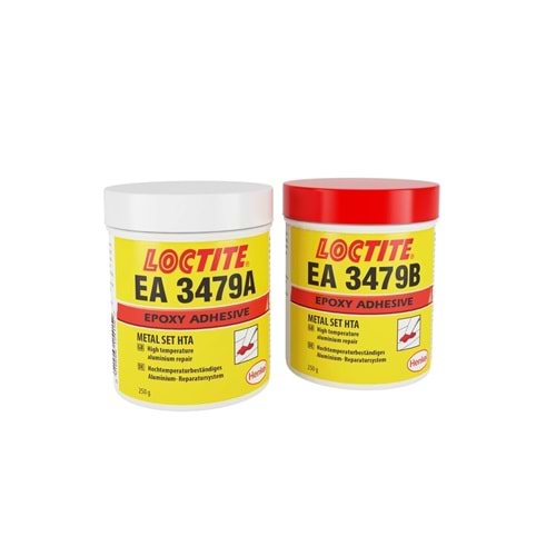Loctite Ea 3479 Kt En/De Aşınmış Ve Hasarlı Makinelerin Onarımı Ve Kurtarılması İçin Alüminyum Dolgulu Epoksi 500 Gr 195826