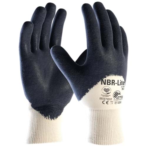 Atg NBR-Lite® Nitril Mavi İş Eldiveni 24-785 / No: 9