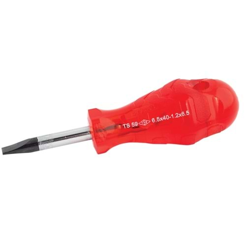 İzeltaş Kraft Seri Düz Uçlu Topaç Tornavida 6.5x40 4110176540