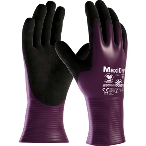 Atg MaxiDry® Süper İnce Yağ ve Sıvı Geçirmez İş Eldiveni 56-426 / No: 8