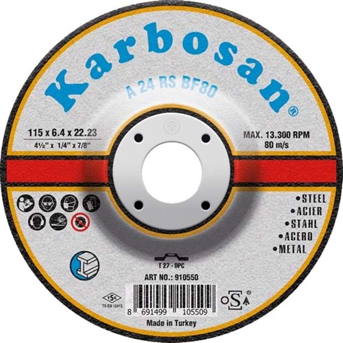 Karbosan 125x6,4x22 Nk Flex 910560