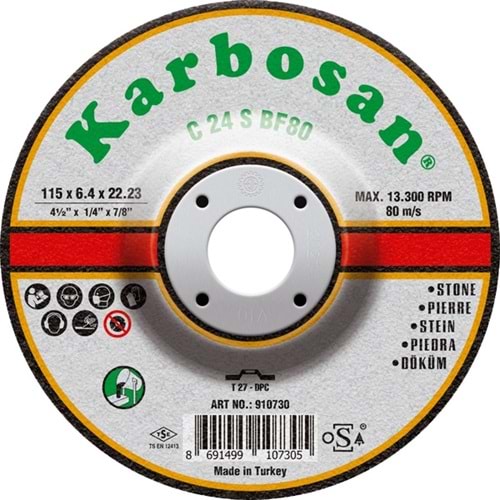 Karbosan 180x8x22 Sc Flex 910760