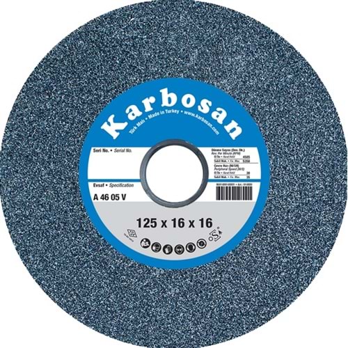 Karbosan 200x25x20 Nk 36 Zımpara Tası 920070
