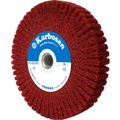 Karbosan 115X20Xm14 Elyaf Vidalı Mop 955255