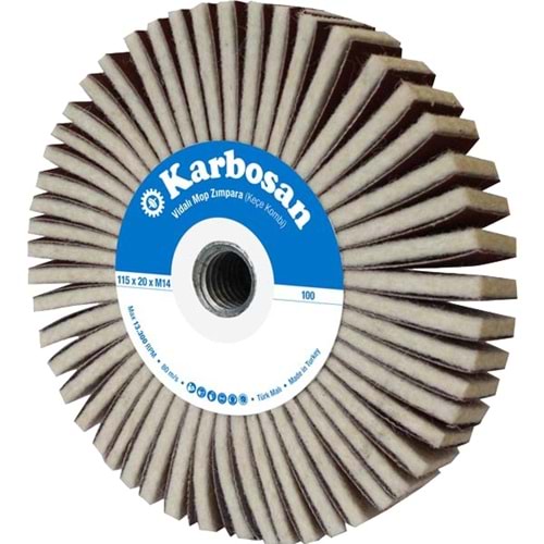 Karbosan 115X20Xm14 Keçe Vıdalı Mop Kombi 955261