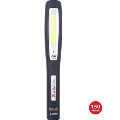 Ceta Form Şarjlı Led Kalem Tipi Çalışma Lambası - 150 Lümen R10-MINI1