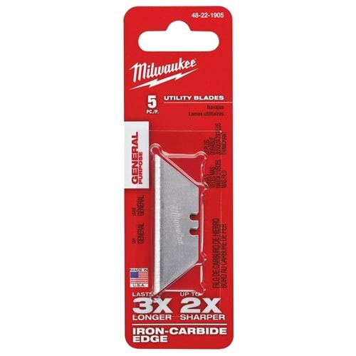 Milwaukee Genel Amaçlı Maket Bıçağı Yedeği 5Li T48221905