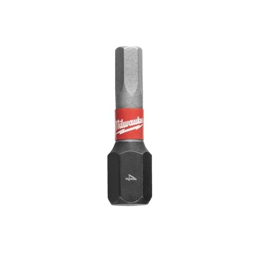 Milwaukee Bits Uç Hex4,0Mm 25Mm 2Li Pkt Shockwave İmpact T4932430895