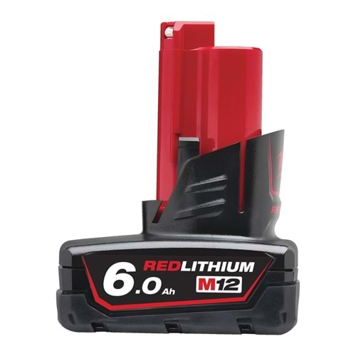 Milwaukee Akü M12B6 Redlithium-Ion 12V. 6,0Ah Mılwaukee T4932451395