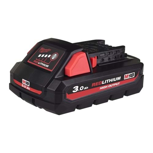 Milwaukee Akü M18Hb3 Hıghoutput Redlithium-Ion 18V. 3,0Ah T4932471069