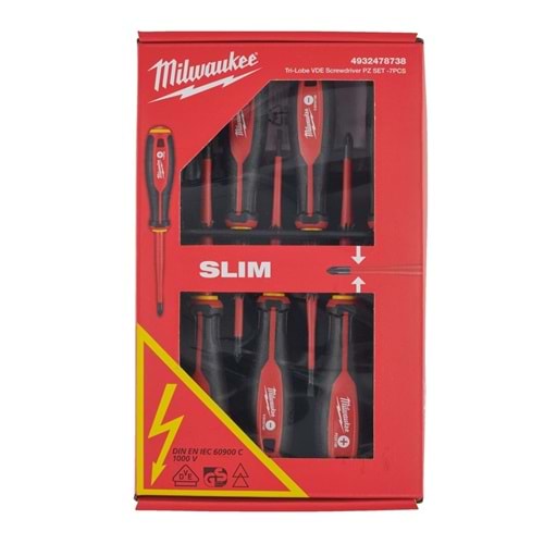 Milwaukee Trı-Lobe Vde Tornavida Pz Set -7Pcs T4932478738