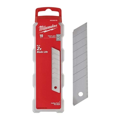 Milwaukee Ayarlı Maket Bıçak Yedeği 25 Mm 10Lu T4932480108