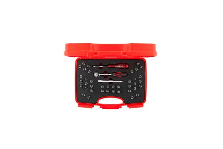 İzeltaş 1/4'' Bits Uçlu Lokma Takımı 42 Parça 1107001042