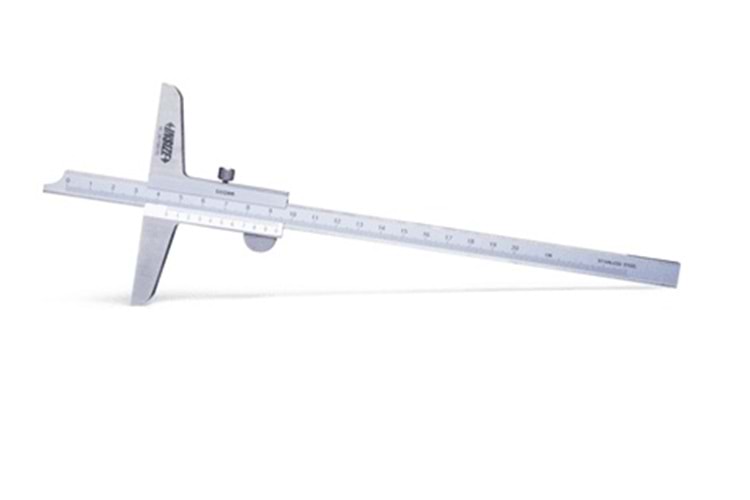 İnsize Mekanik Derinlik Kumpası Standart Model 0-200mm 0.05mm 1240-200