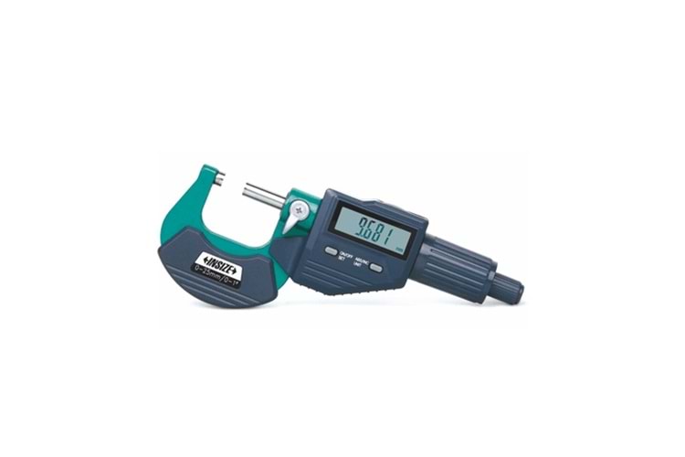 İnsize Dijital Mikrometre 0-25Mm/0-1