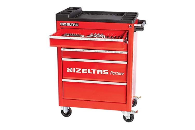 İzeltaş Partner Serisi Takım Dolabı 5 Çekmeceli Mavi 8235325005