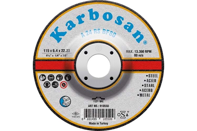 Karbosan 125x6,4x22 Nk Flex 910560