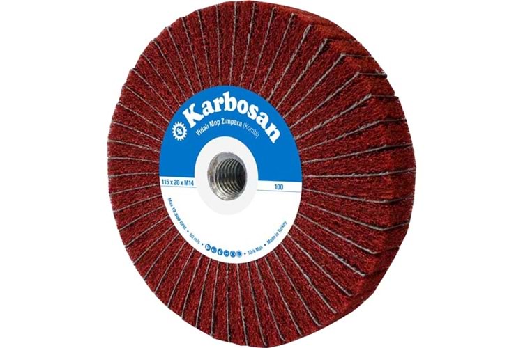 Karbosan 115X20Xm14 Axfr12-Elyaf Vıdalı Mop Kombi 987013