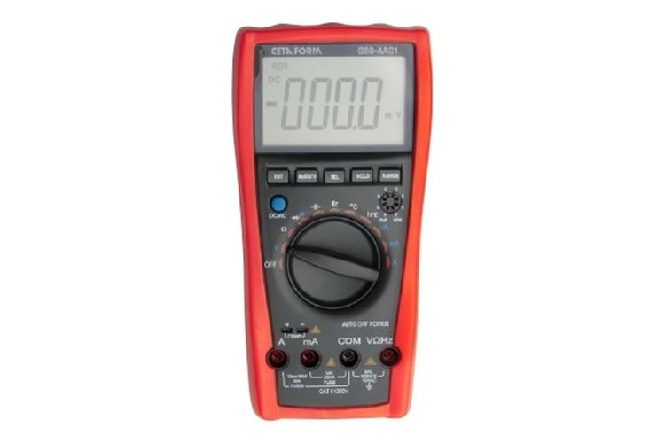 Ceta Form Dijital Multimetre (Ac/Dc Akım-Otomatik Sınıflama) G80-AAC1