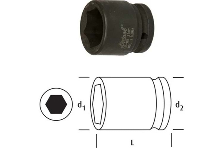 Osaka Inch Lokma 1/2-3/8 LN12I3/8