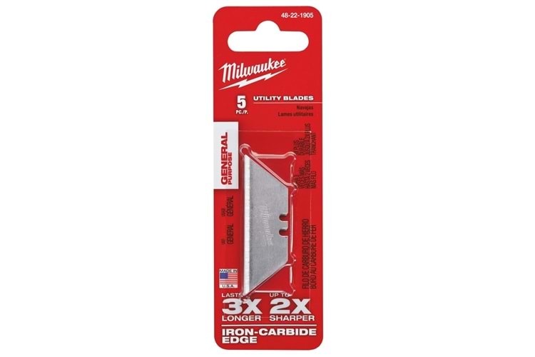 Milwaukee Genel Amaçlı Maket Bıçağı Yedeği 5Li T48221905