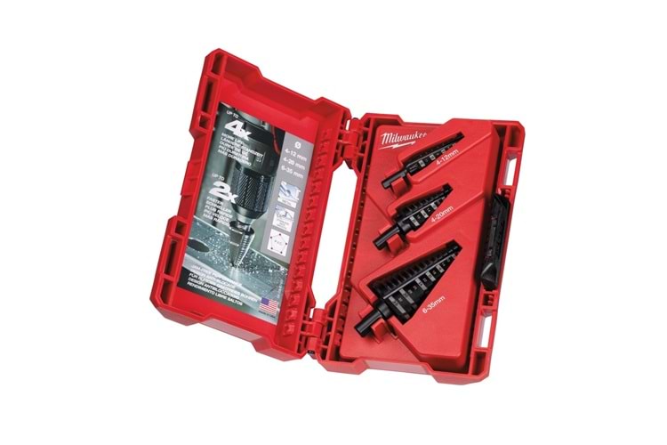 Milwaukee Kademeli Matkap Ucu Seti 3 Prç T48899399