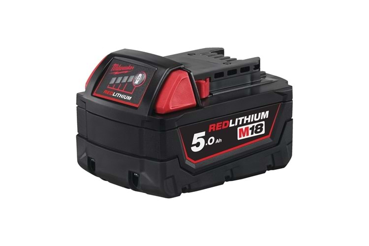 Milwaukee Akü M18B5 Redlithium-Ion 18V. 5,0Ah Mılwaukee T4932430483