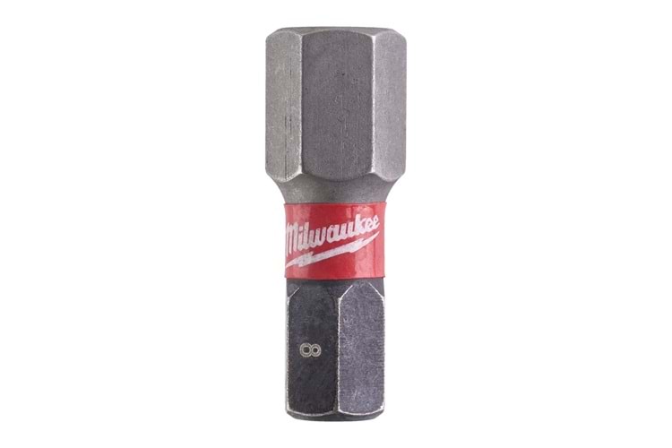 Milwaukee Bits Uç Hex8,0Mm 25Mm 2'Li Pkt Shockwave İmpact T4932430898