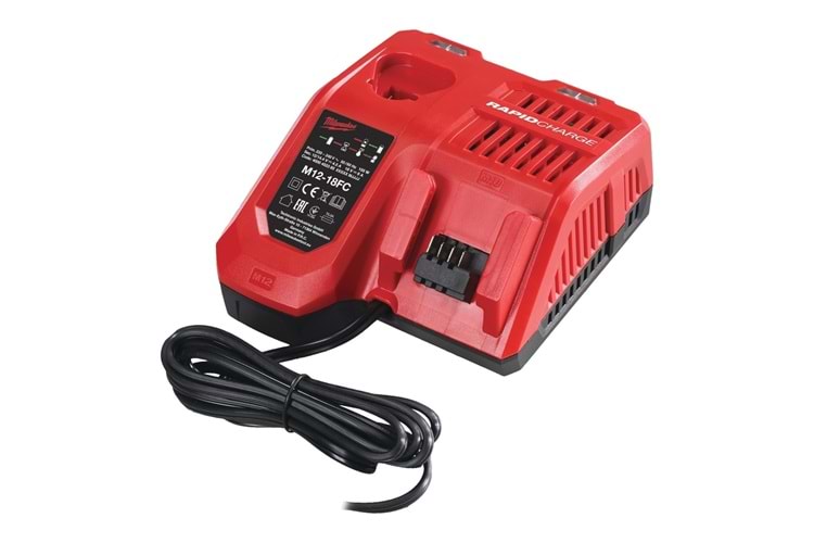 Milwaukee Şarj Cihazı M12-18Fc Hızlı Mılwaukee Çift Girişli T4932451079