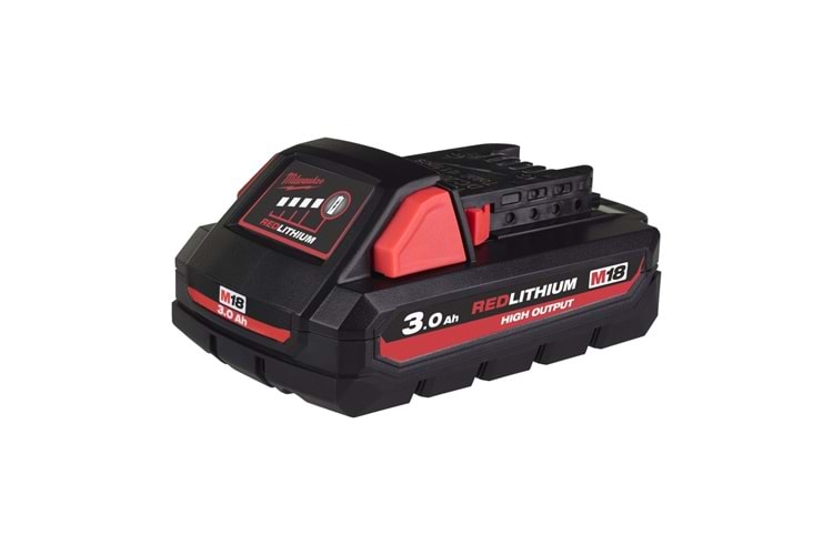 Milwaukee Akü M18Hb3 Hıghoutput Redlithium-Ion 18V. 3,0Ah T4932471069
