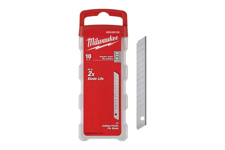 Milwaukee Ayarlı Maket Bıçak Yedeği 9 Mm 10Lu T4932480106