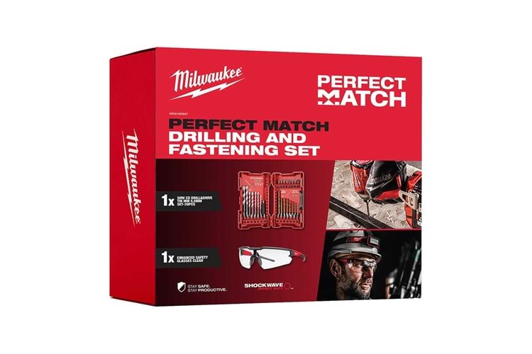 Milwaukee Perfect Match Shockwave Seti No:2 T4932492657