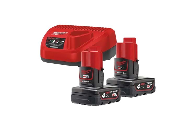 Milwaukee M12 Nrg-402 Akü+Şarj Cihazı Paket T4933459211
