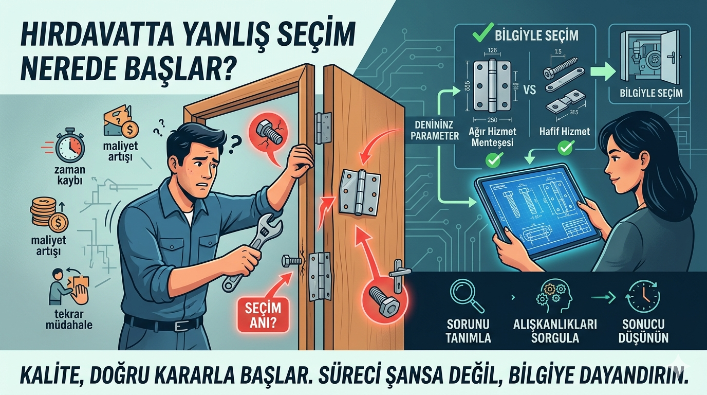Hırdavat Seçiminde Doğru Karar