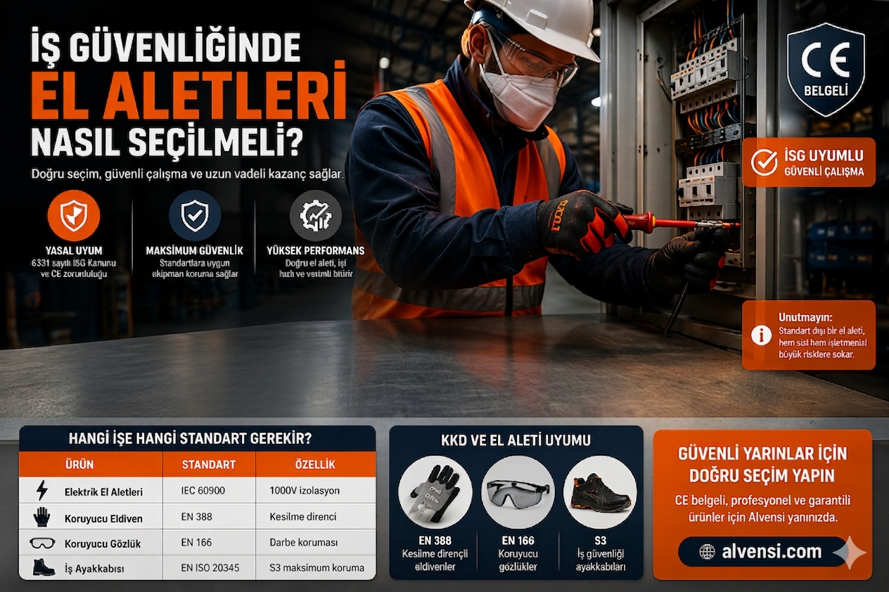 İş Güvenliğinde Doğru El Aletleri Nasıl Seçilmelidir?
