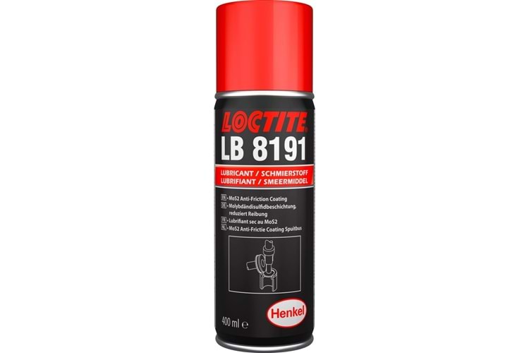 Loctite Lb 8191 Ae Egfd/Sfdn Sürtünmeyi Önleyici Kuru Film Yağlayıcı 400 Ml 142532