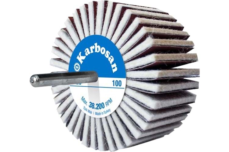 Karbosan 30x15 Saplı Mop Zımpara Keçeli Kombı 955210