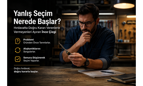 Hırdavat Seçiminde Doğru Karar