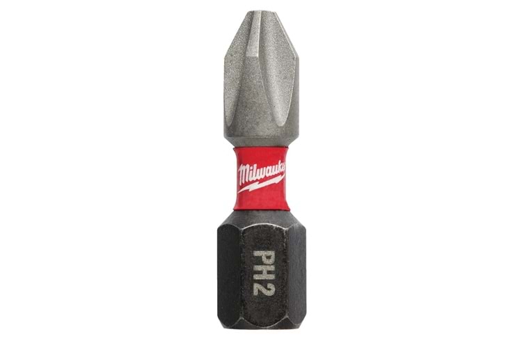 Milwaukee Bits Uç Ph2 25Mm 2Li Pkt Shockwave T4932430852