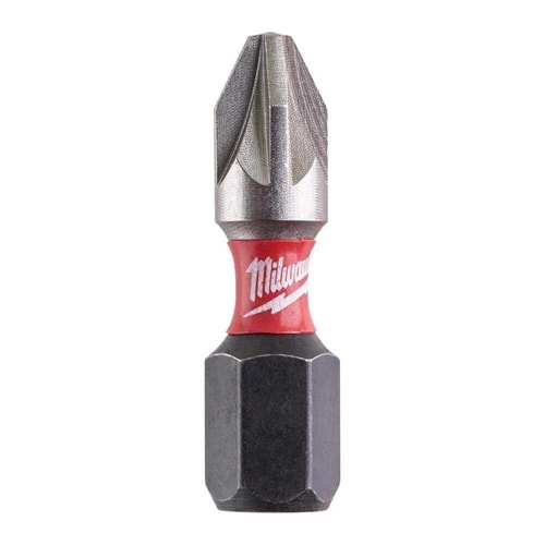 Milwaukee Bits Uç Pz2 25Mm 25Li Pkt Shockwave T4932430864