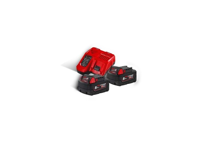 Milwaukee M18 Nrg-502 Akü - Şarj Cihazı Paket T4933459217